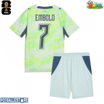 Sveits Breel Embolo #7 Bortedraktsett Barn VM 2026 Kortermet (+ Korte bukser)